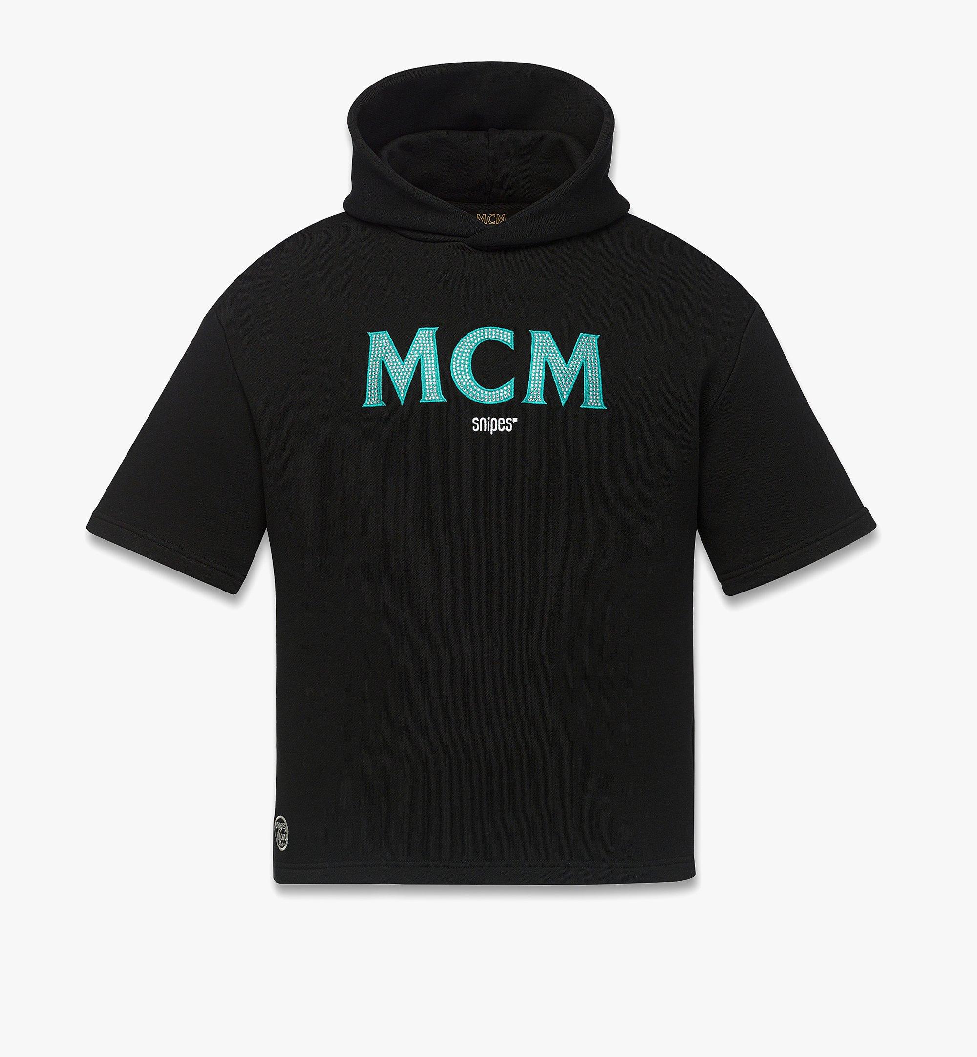 MCM x SNIPES Short Sleeve Rhinestone Hoodie 1